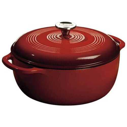 Lodge EC6D43 Enameled Cast Iron Dutch Oven
