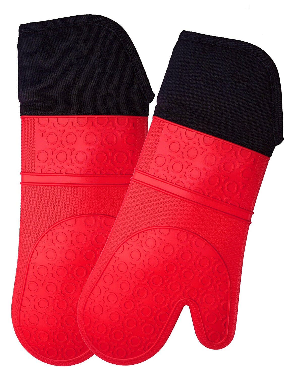 Homwe Extra Long Professional Silicone Oven Mitt