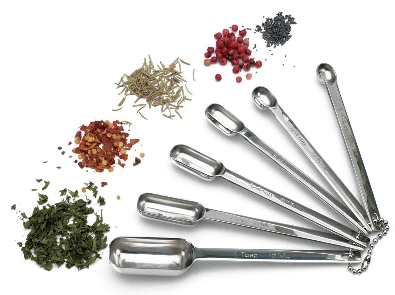 RSVP Endurance Superior Quality 18 8 Stainless Steel Spice Spoons
