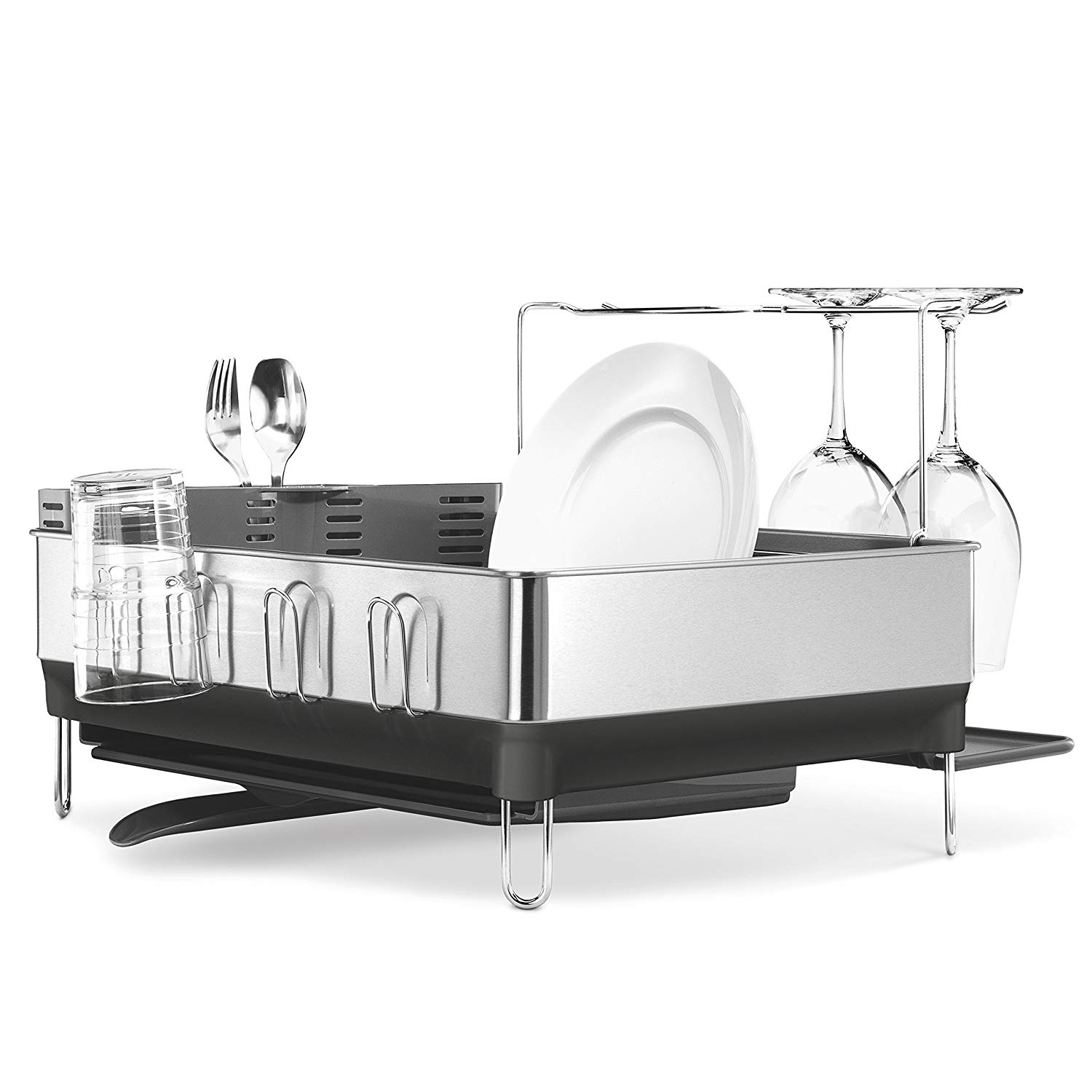 simplehuman Kitchen Steel Frame Dish Rack