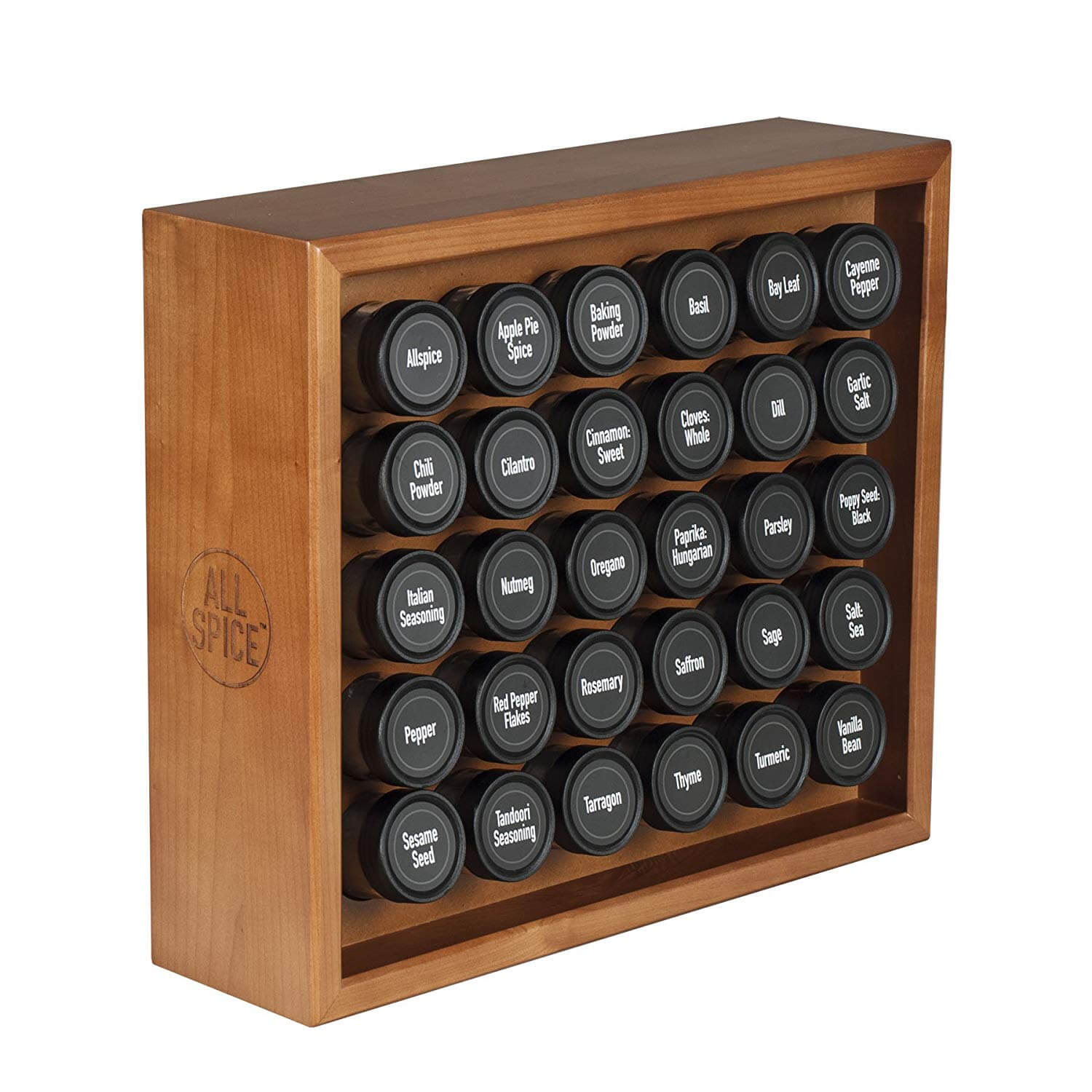 AllSpice Wooden Spice Rack