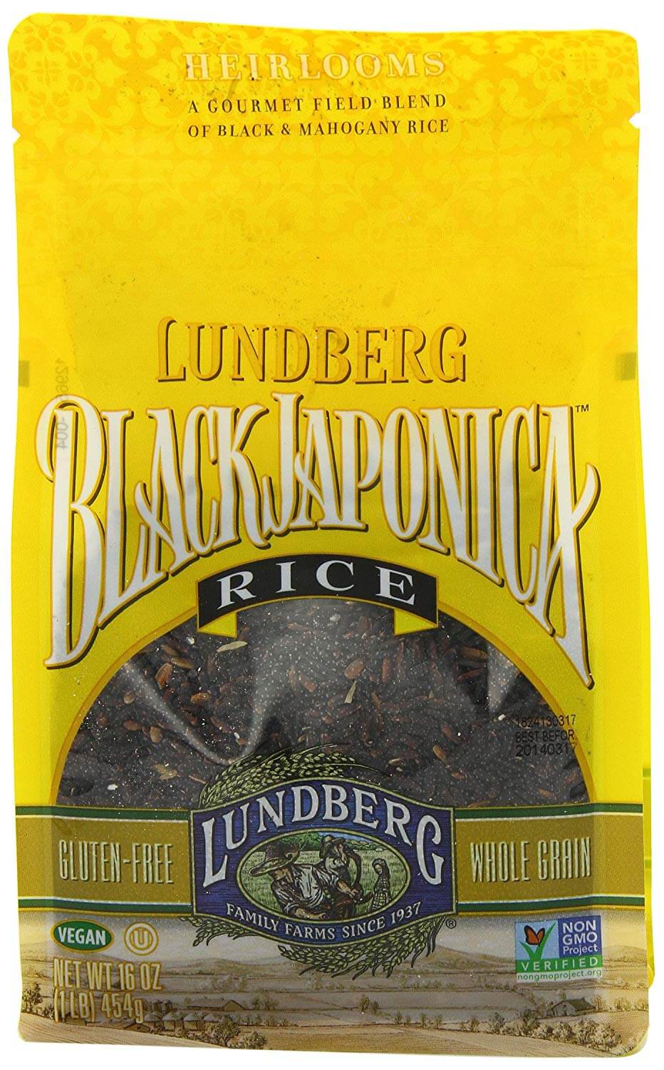Lundberg Family Farms Eco-Farmed Gourmet Black Japonica Field Blend Rice