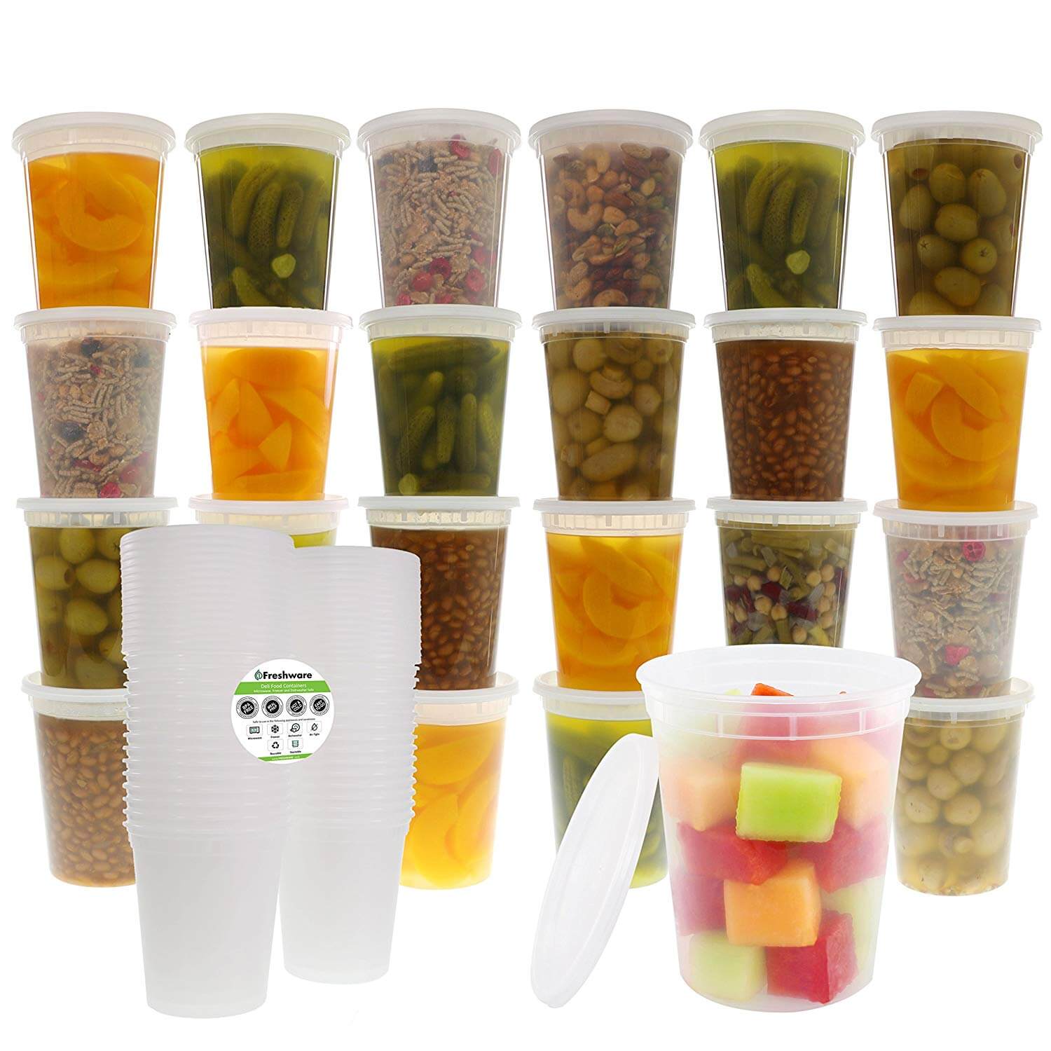 Freshware Food Storage Containers with Lids