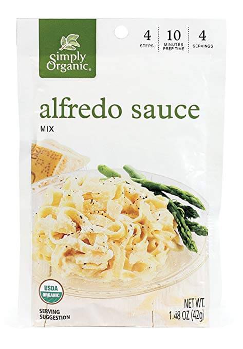 Simply Organic Alfredo Sauce