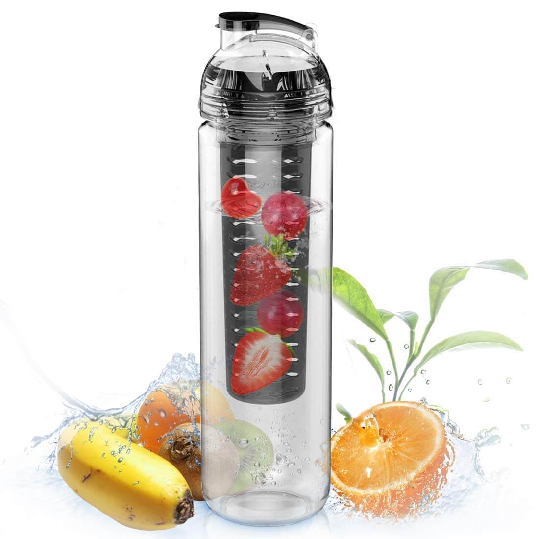 AVOIN colorlife 27oz. Sport Tritan Fruit Infuser Water Bottle