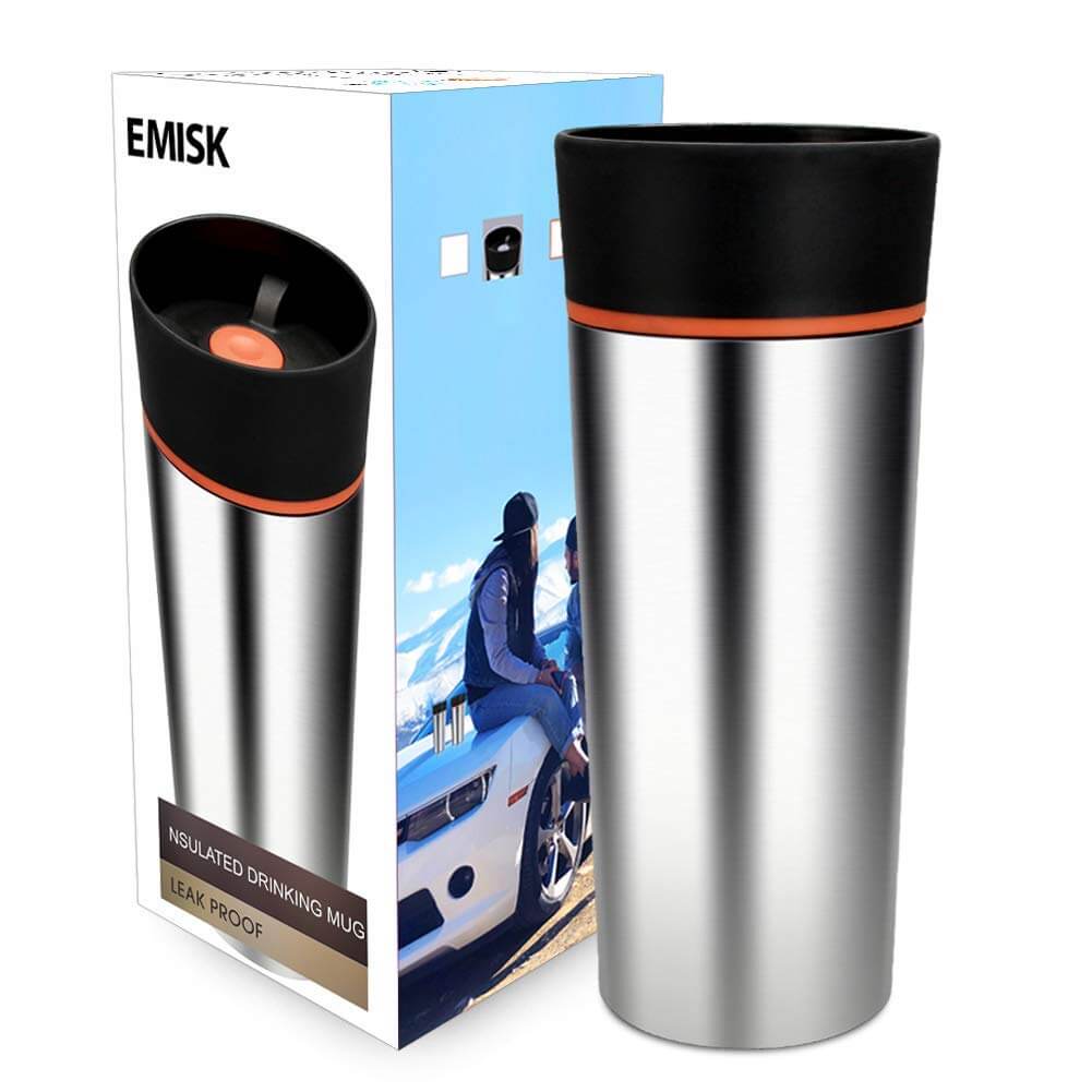 EMISK Leak-Proof Vacuum Insulated Tumbler