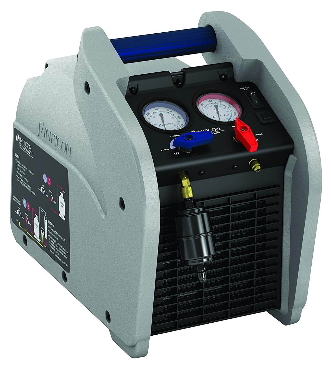 INFICON 714-202-G1 Vortex Dual Refrigerant Recovery Machine