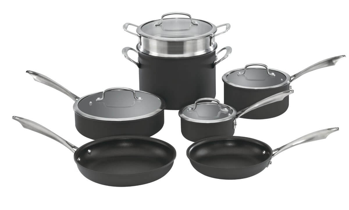 Cuisinart DSA-11 Dishwasher Safe Hard Anodized Cookware Set