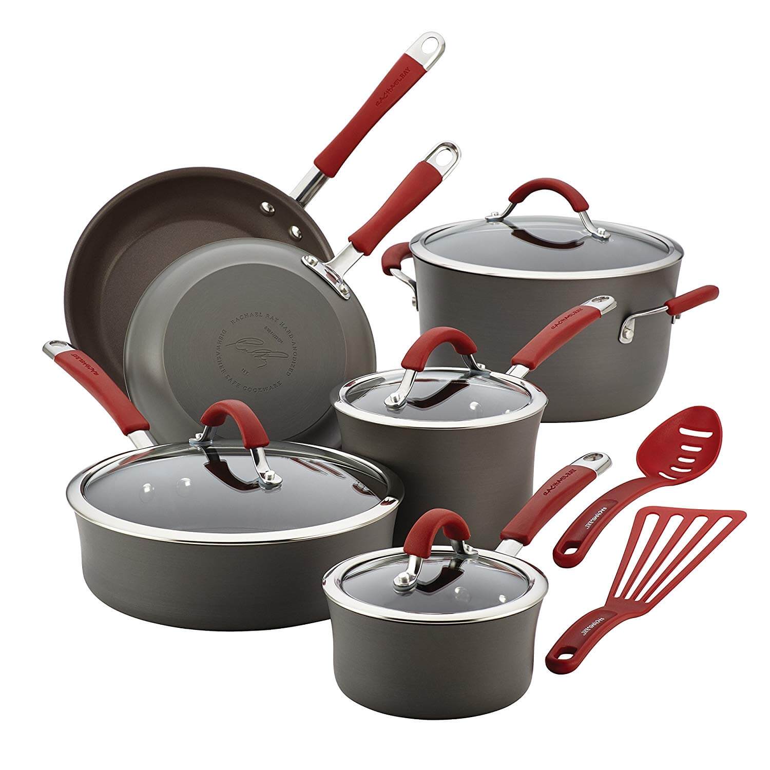 Rachael Ray Cucina Hard Anodized Aluminum Non-stick Cookware Set