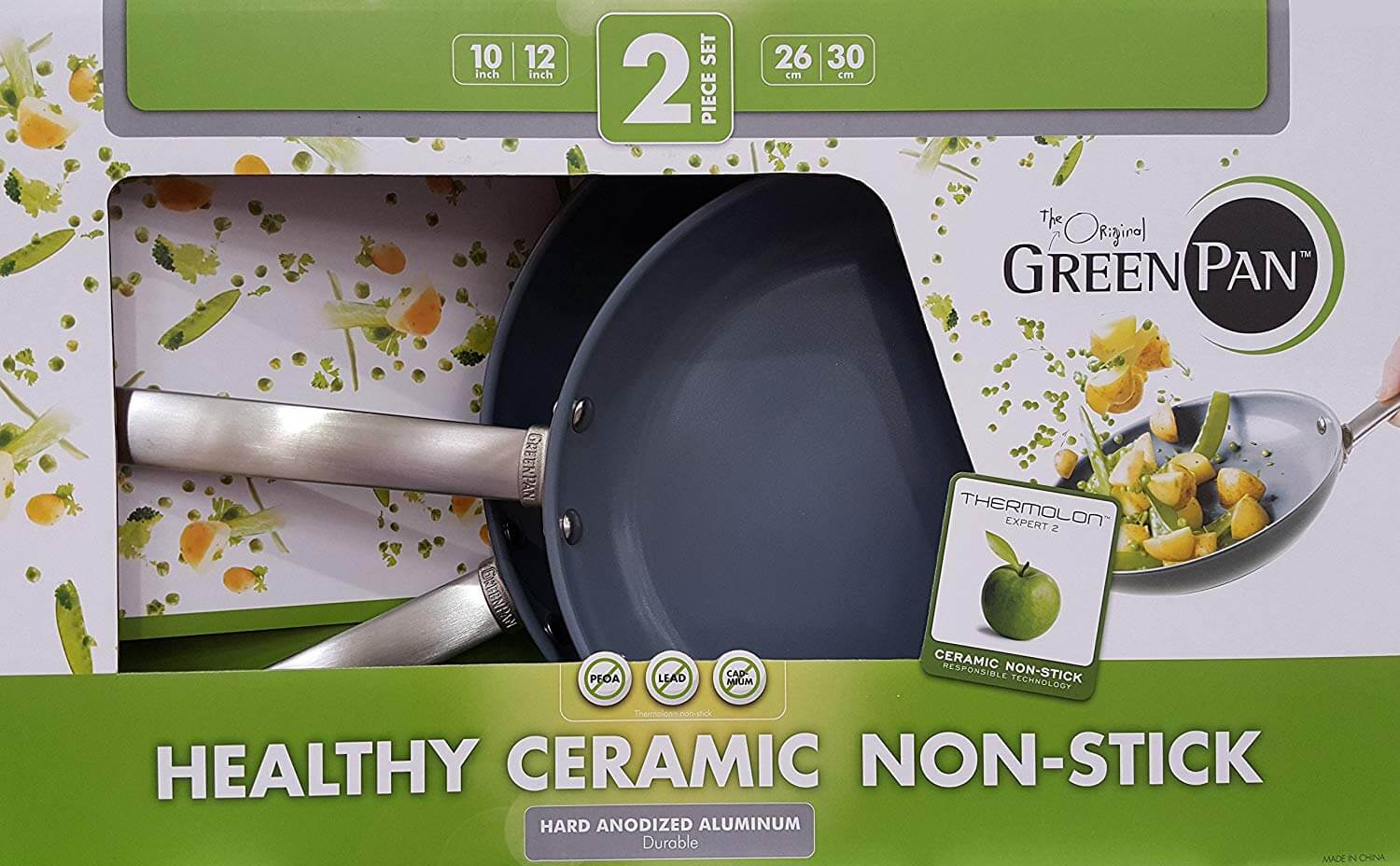 GreenPan Hard-Anodized Ceramic Skillets