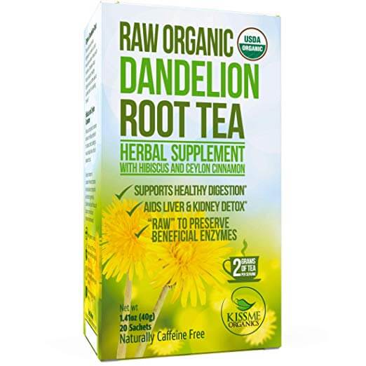 Raw Organic Dandelion Root Tea