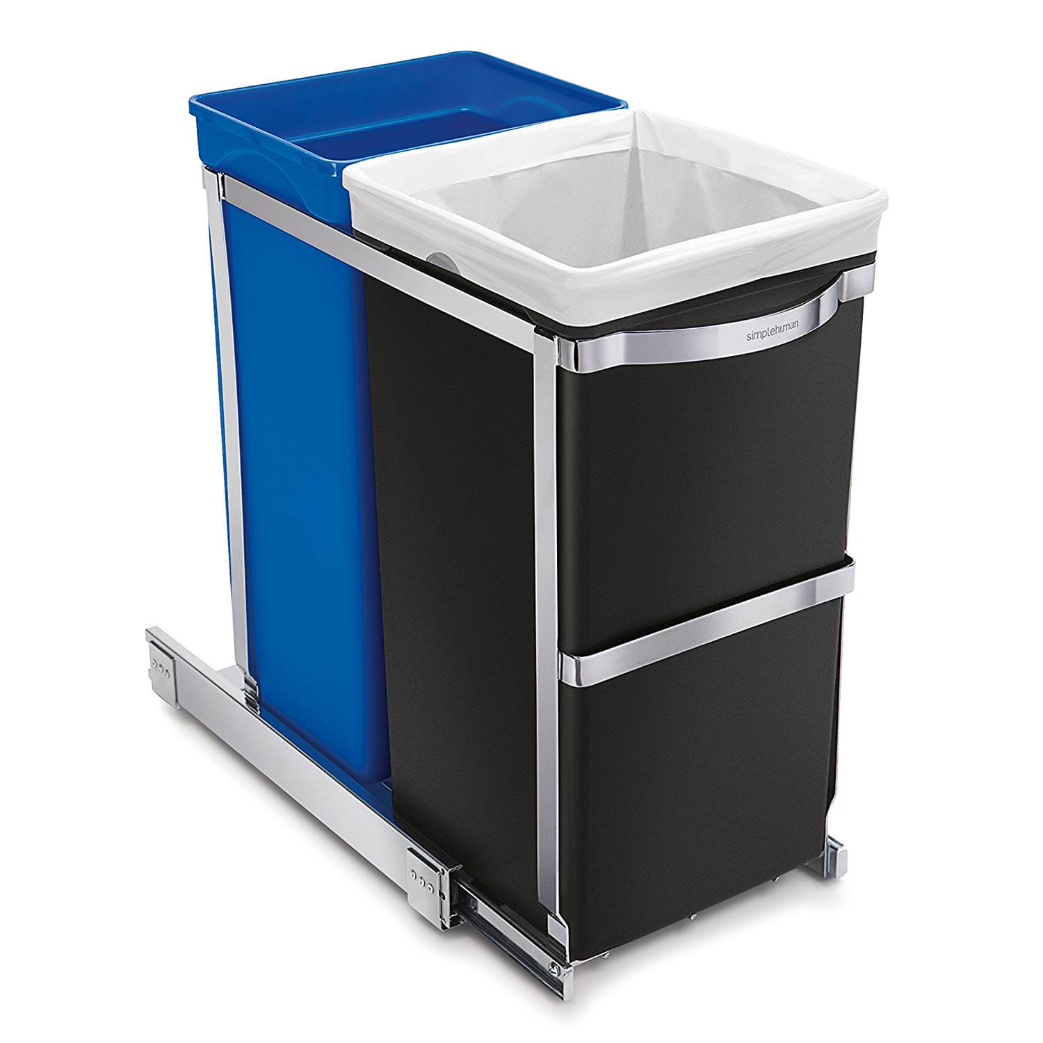 Simplehuman Under-Counter Trash and Recycler Cans