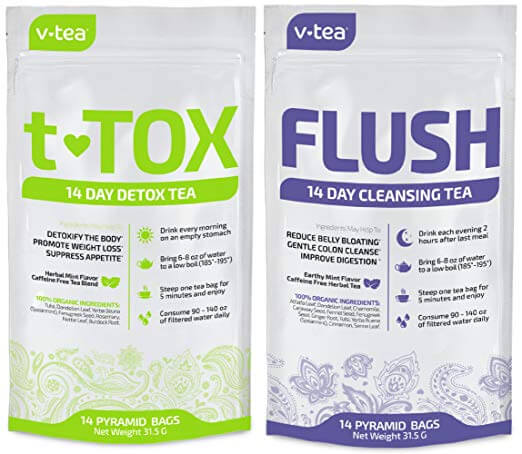 V-TEA Advanced Detox Tea Kit
