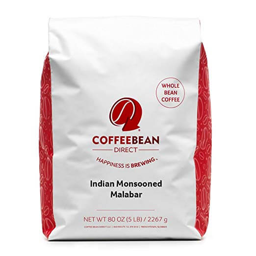 Coffee Bean Direct India Monsooned Malabar Whole Bean