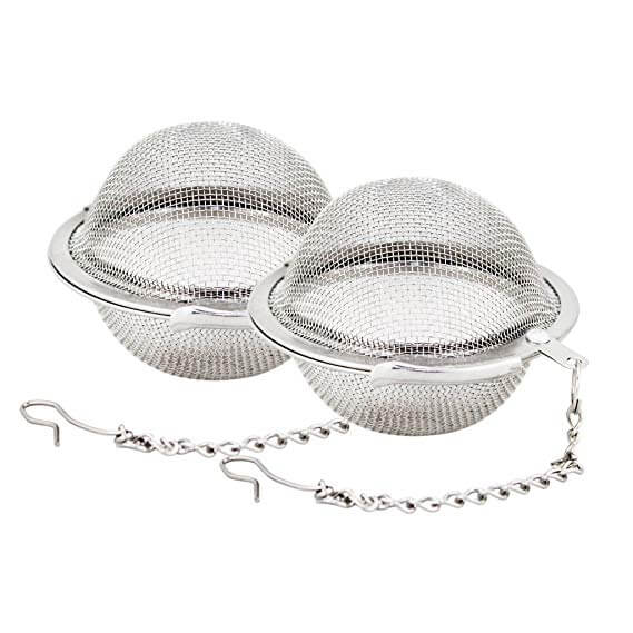Fu Store 2pcs Stainless Steel Mesh Tea Ball