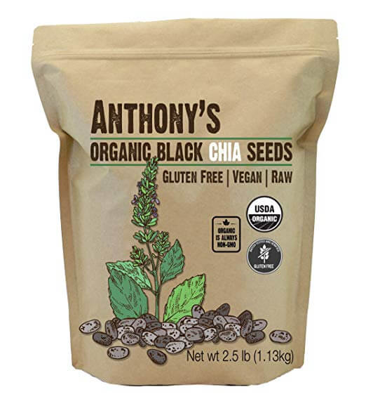 Anthony’s Organic Black Chia Seeds