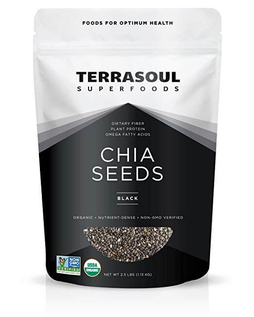 Terrasoul Superfoods Organic Black Chia Seeds