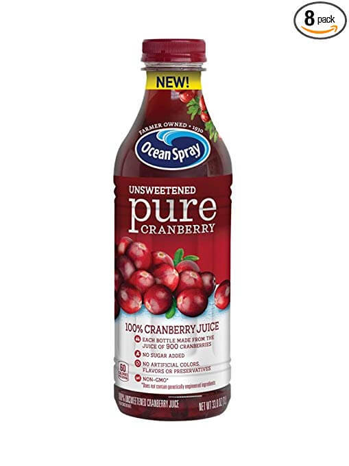 Ocean Spray Unsweetened Pure Cranberry Juice