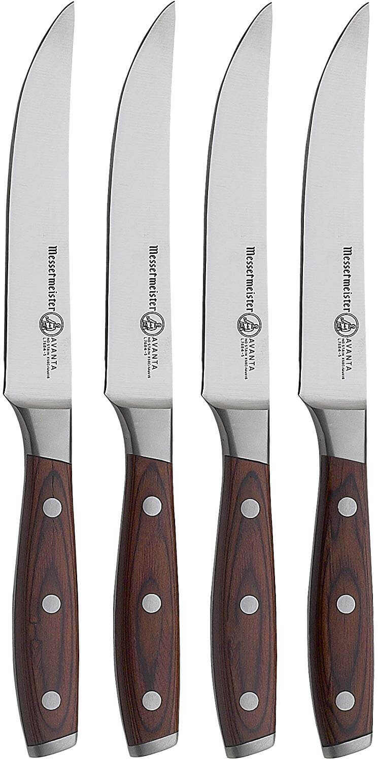 Messermeister Avanta Fine Edge Four Piece Steak Knife Set