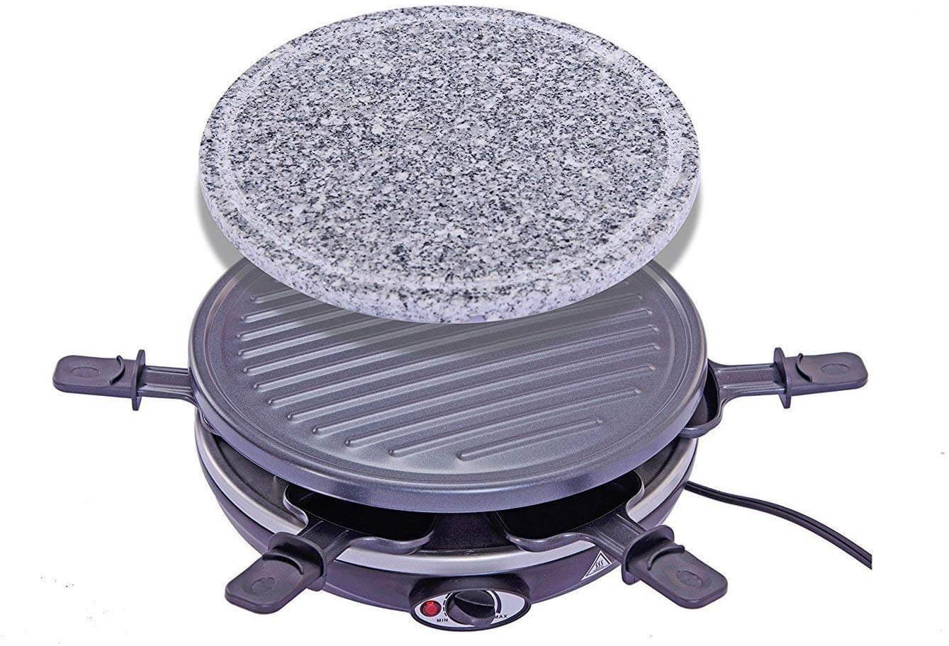 King of Raclette Six Person Raclette Grill
