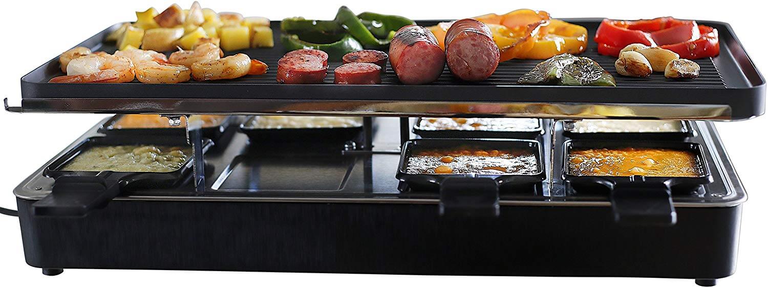 Milliard Eight Person Raclette Grill