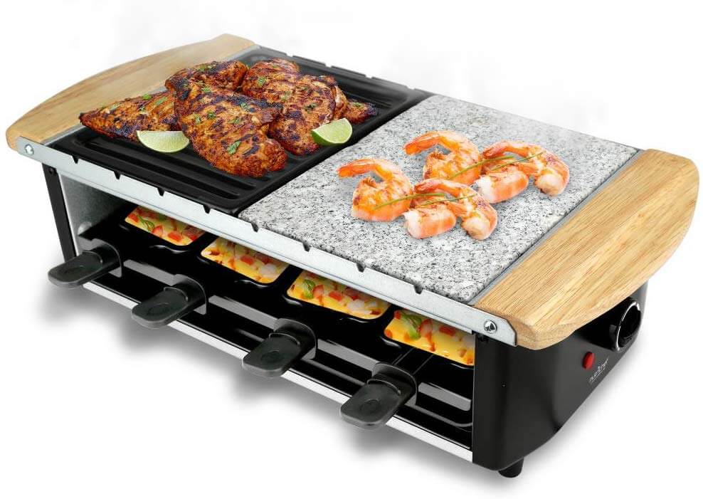 NutriChef Eight Person Raclette Grill