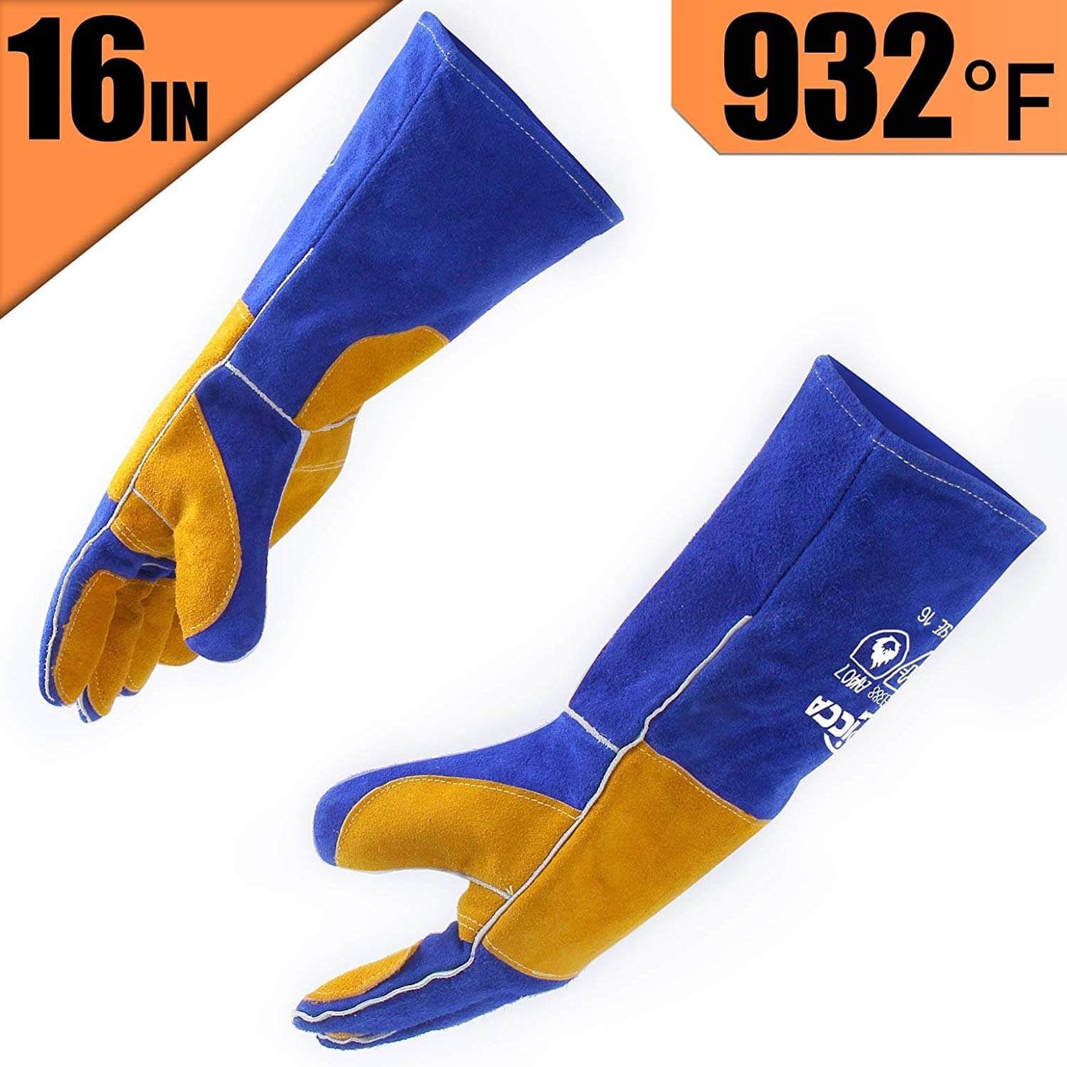 RAPICCA Leather Forge Welding Gloves