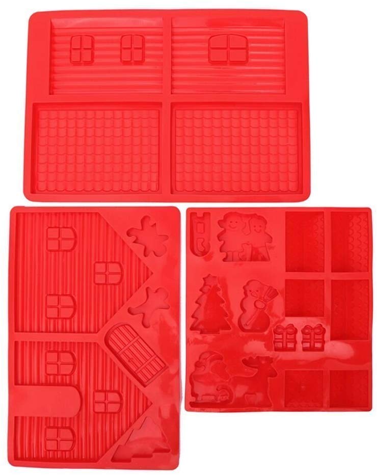 Juvale Gingerbread House Silicone Mold Kit