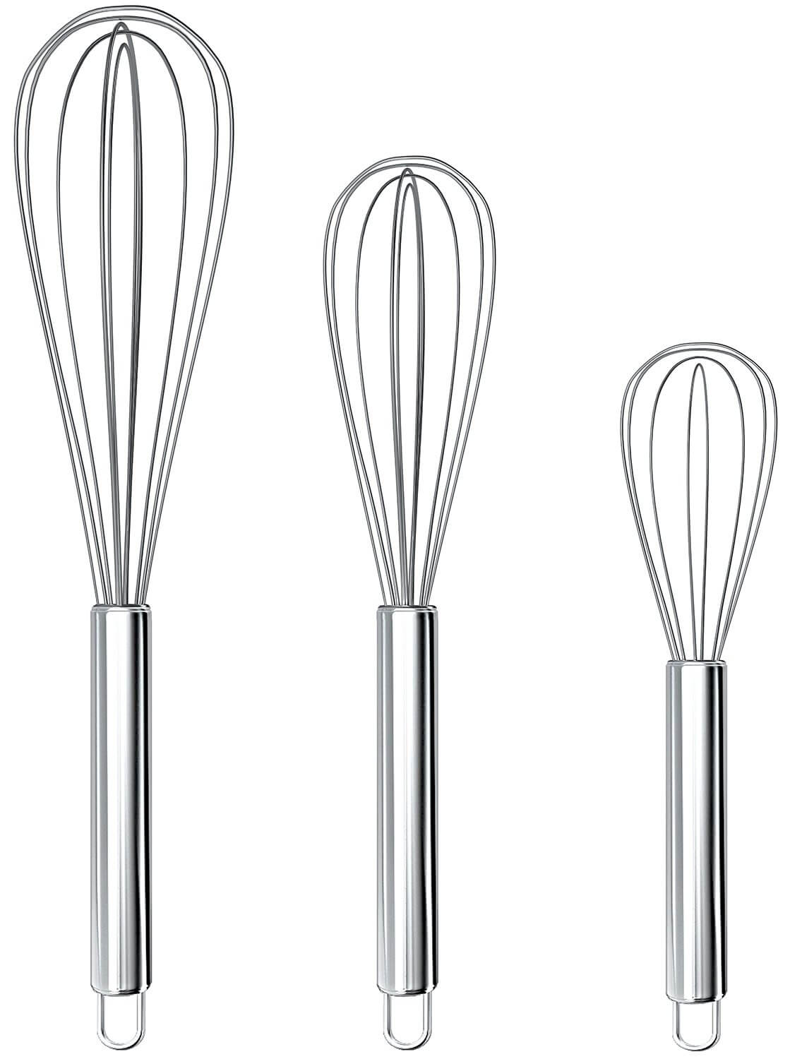 Ouddy Stainless Steel Whisk Set
