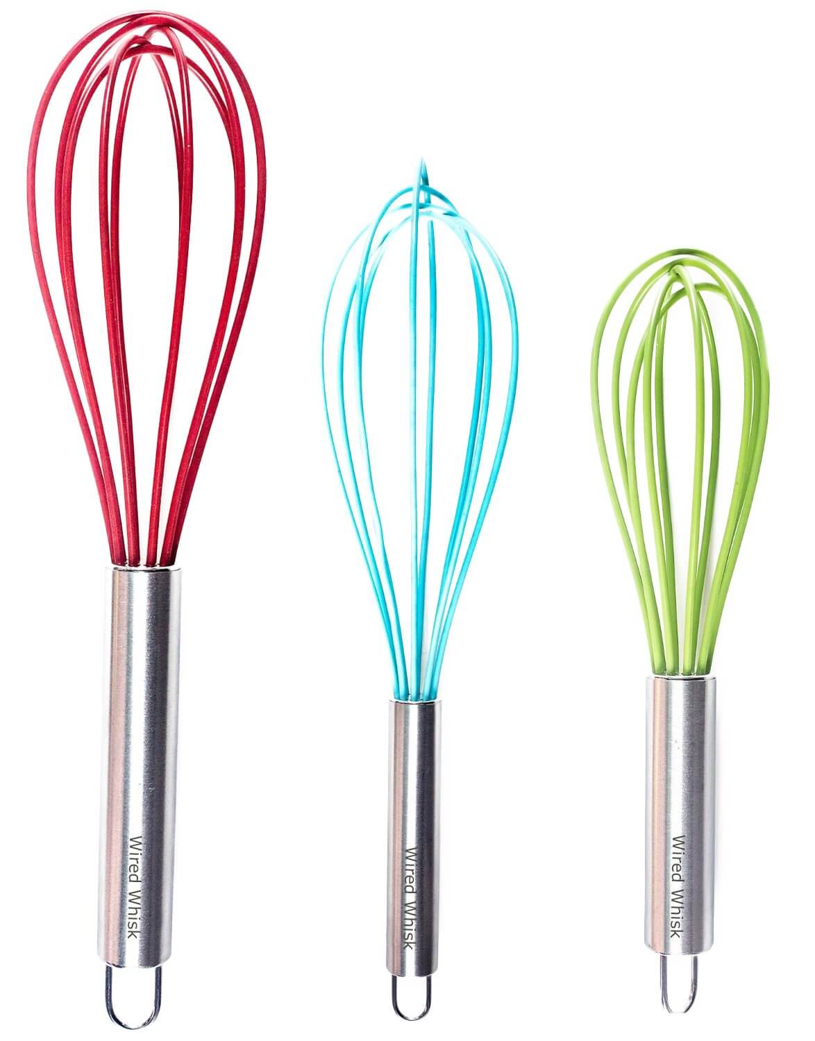Wired Whisk Silicone Whisk Set