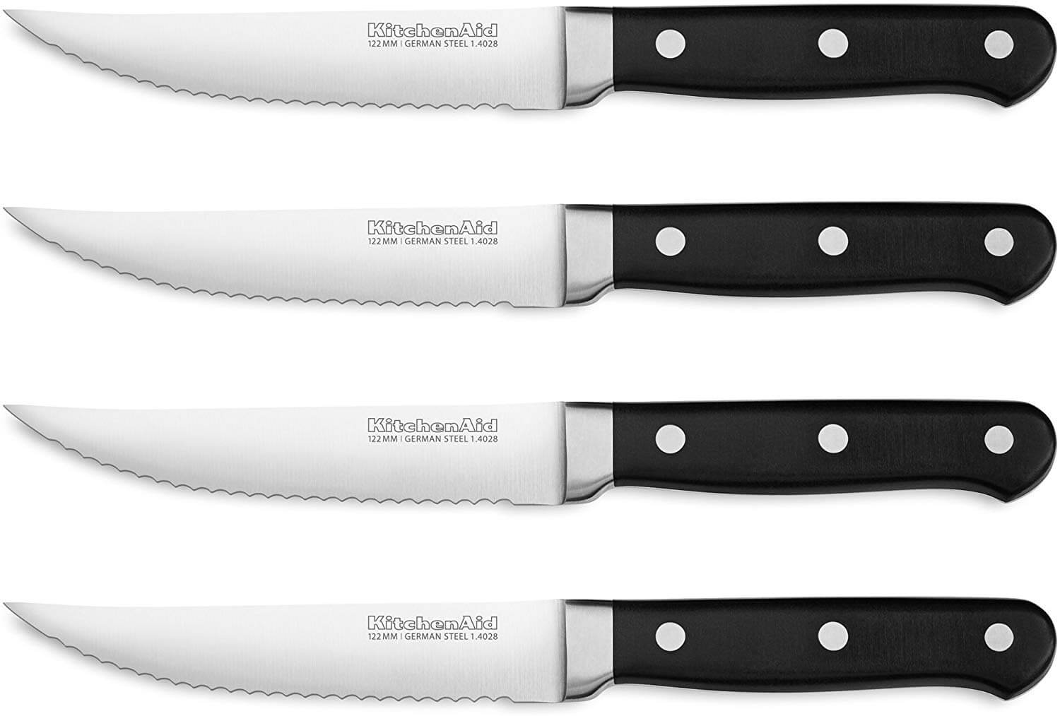 KitchenAid KKFTR4OB Classic Forged Series Steak Knife Set