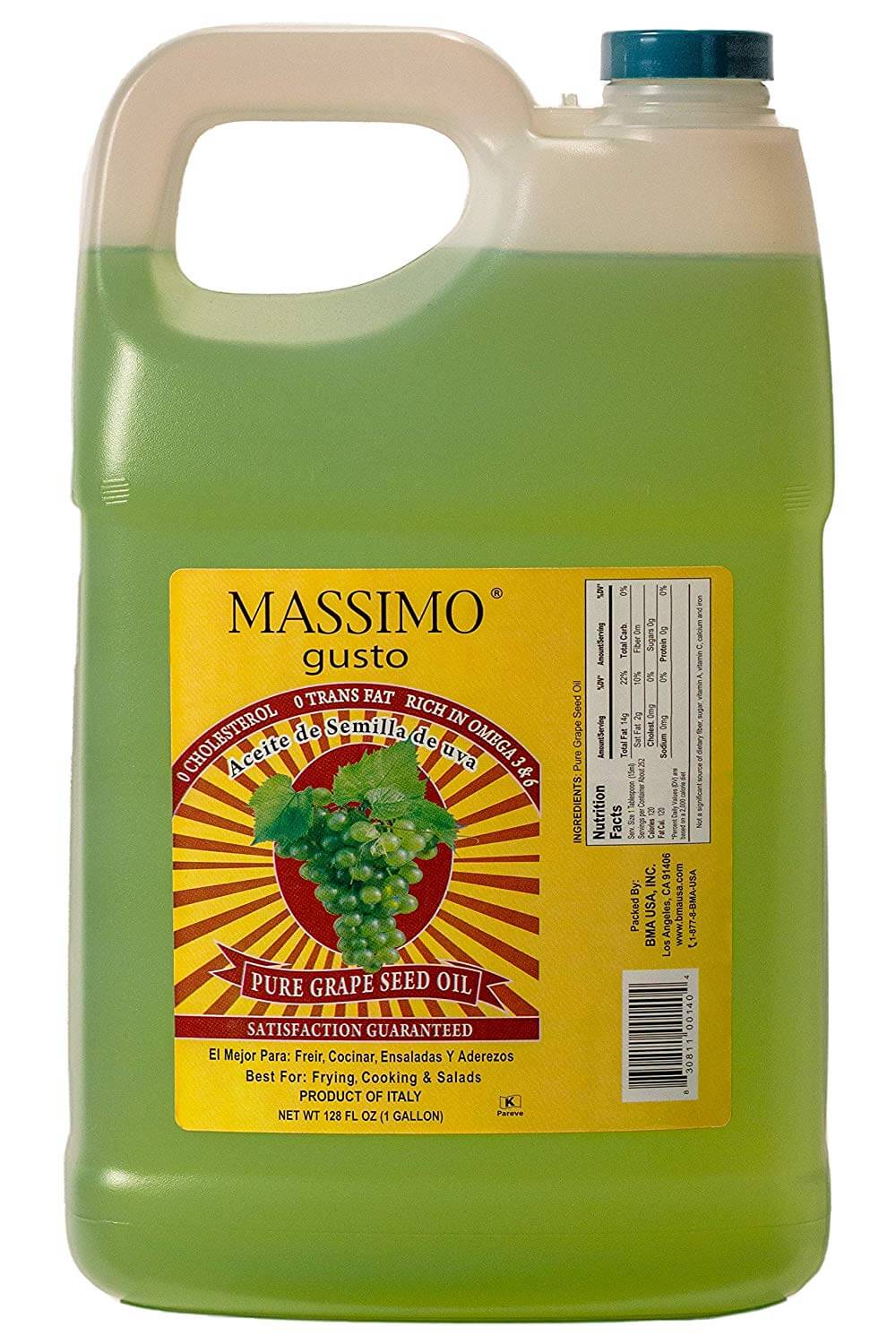 Massimo Gusto Pure Grapeseed Oil