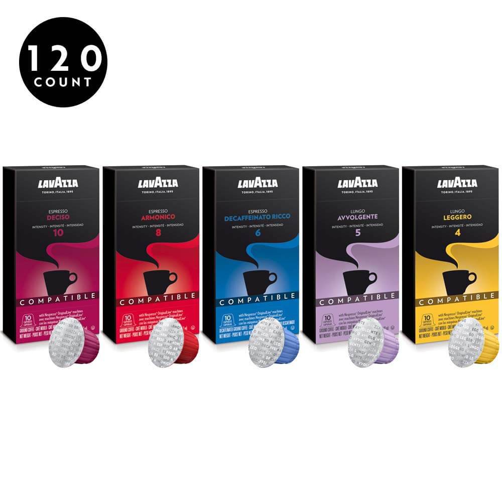 Lavazza Espresso Coffee Variety Pack Capsules Compatible