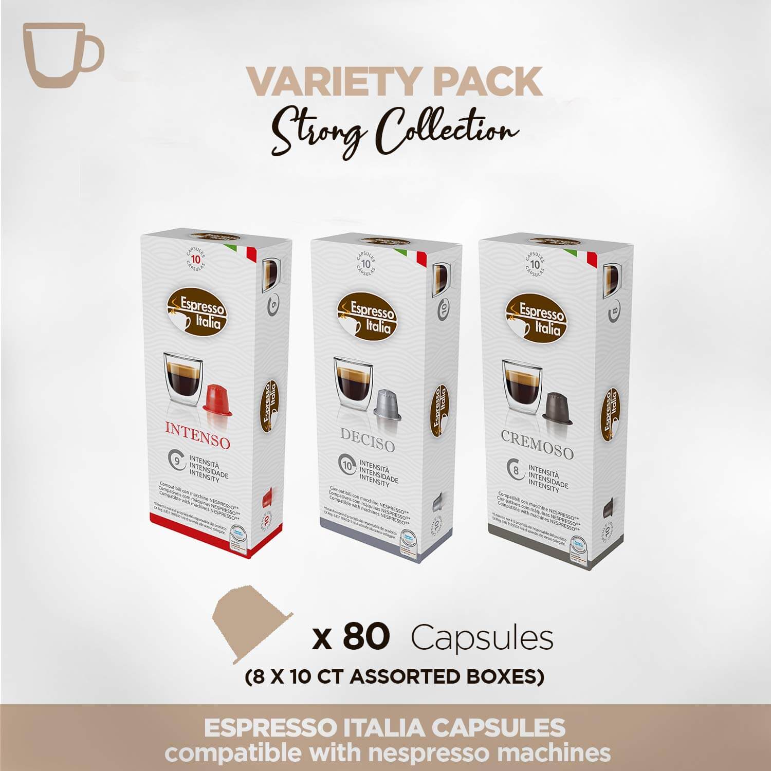 Avvolgente Capsules Compatible With Nespresso Original Machines Lavazza
