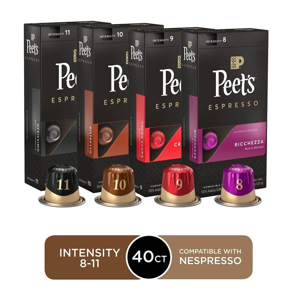 Peet's Coffee Espresso Capsules Variety Pack