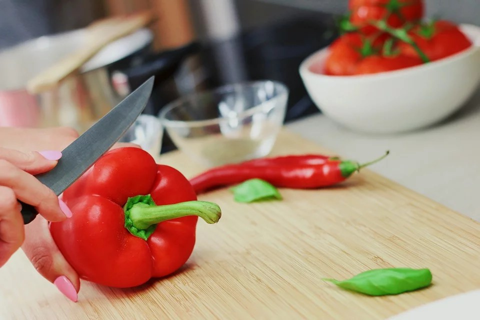 Red bell peppers red pepper paste