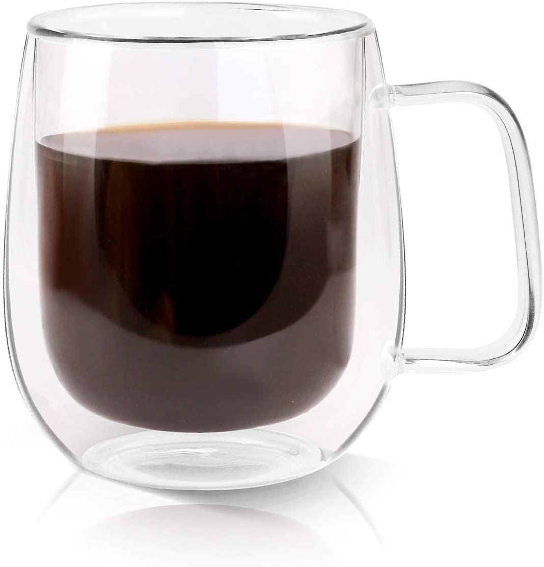 Growom Glass Double-Walled Espresso Cups Growom Glass Double-Walled Espresso Cups