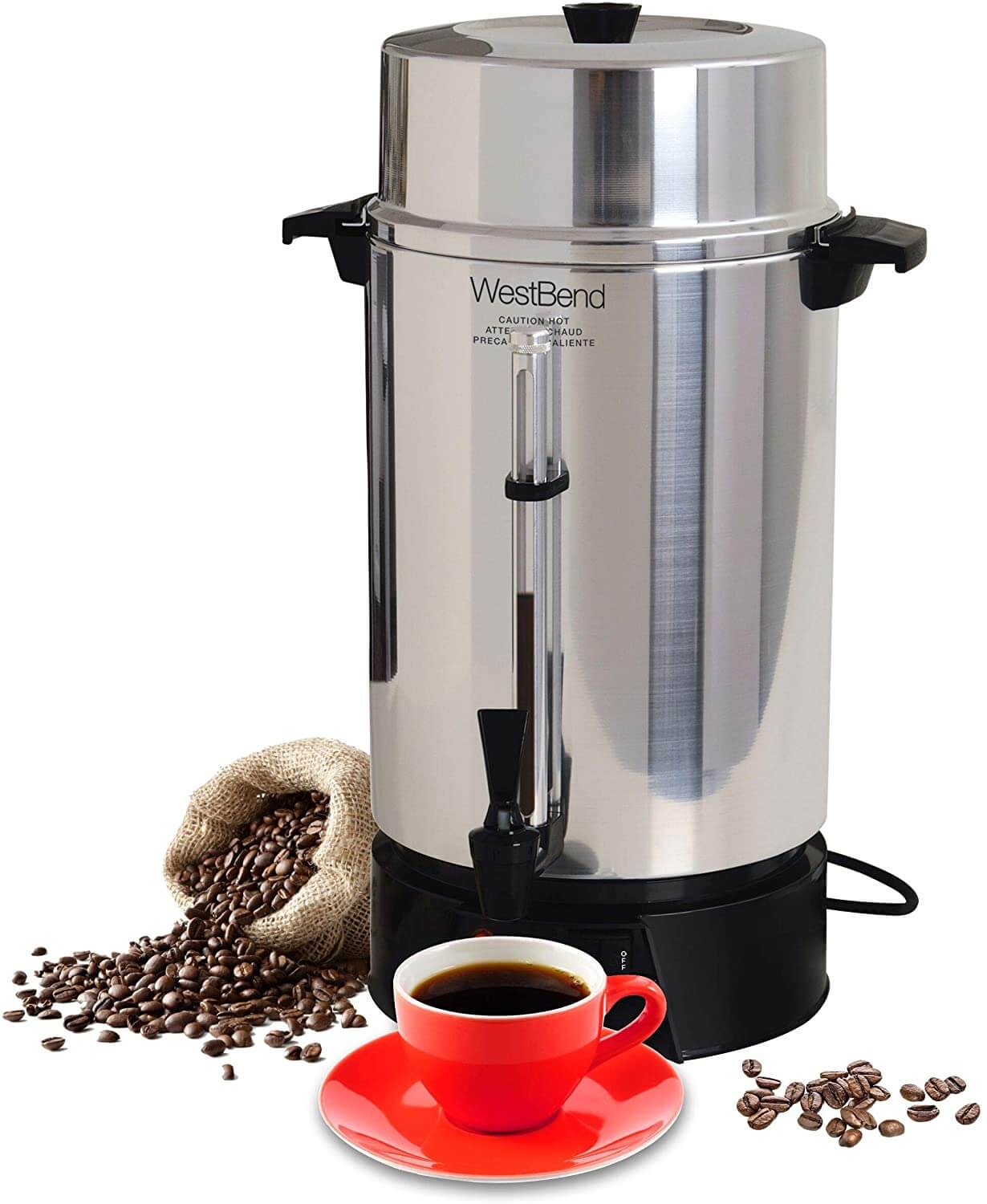 West Bend 33600 Aluminum Commercial Coffee Urn