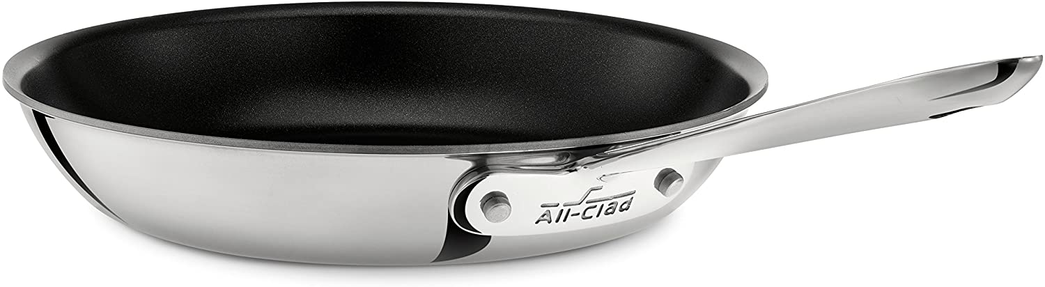 All-Clad 4114 NS R2 Stainless Steel Tri-Ply Bonded Nonstick Fry Pan