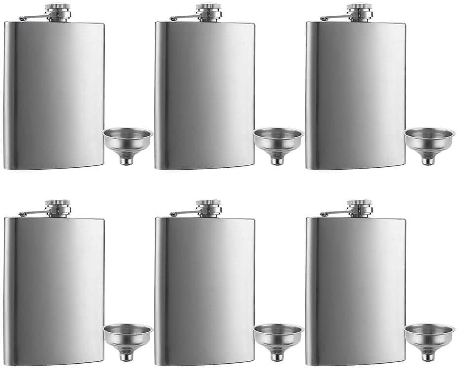 QLL Stainless Steel Flask & Funnel Set