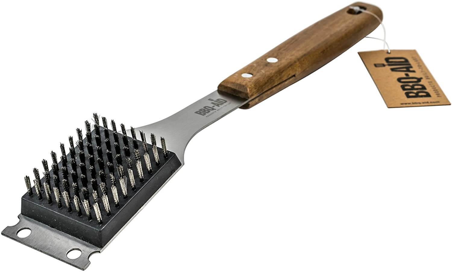 BBQ-Aid Barbecue Grill Brush and Scraper – Extended