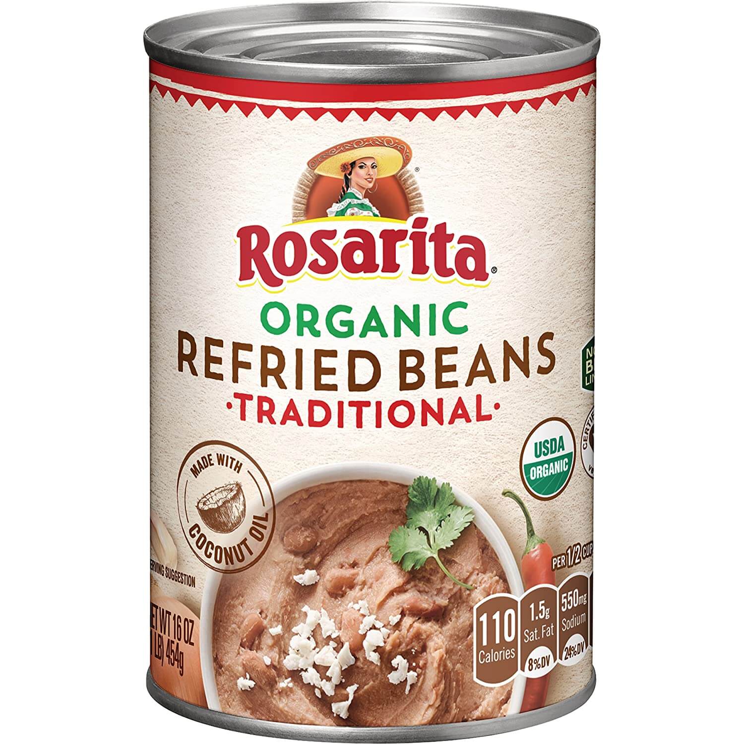 Rosaria Organic Refried Beans