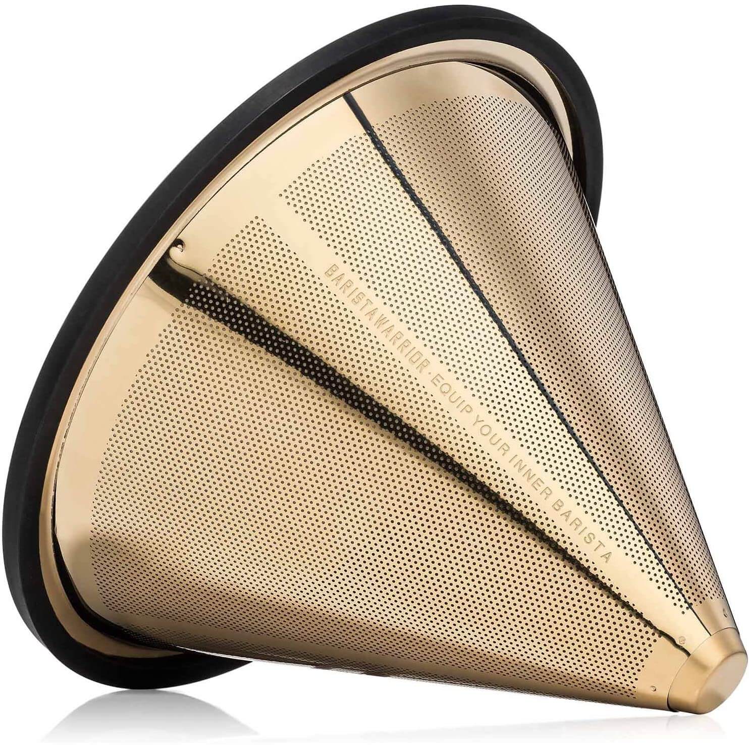 TITANIUM COATED GOLD Pour Over Coffee Filter
