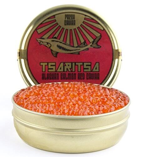 Tsaritsa Caspian Tradition Russian Style Fresh Salmon Malossol Caviar