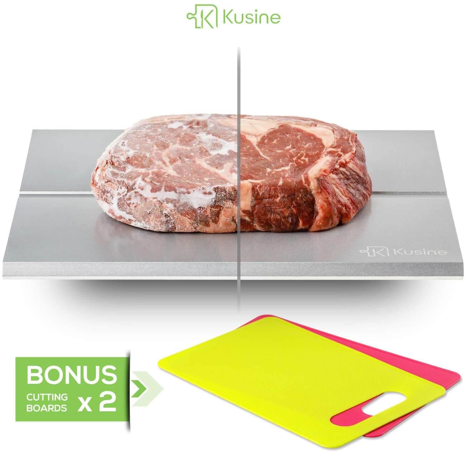Kusine Premium Defrost Tray and Thawing Plate