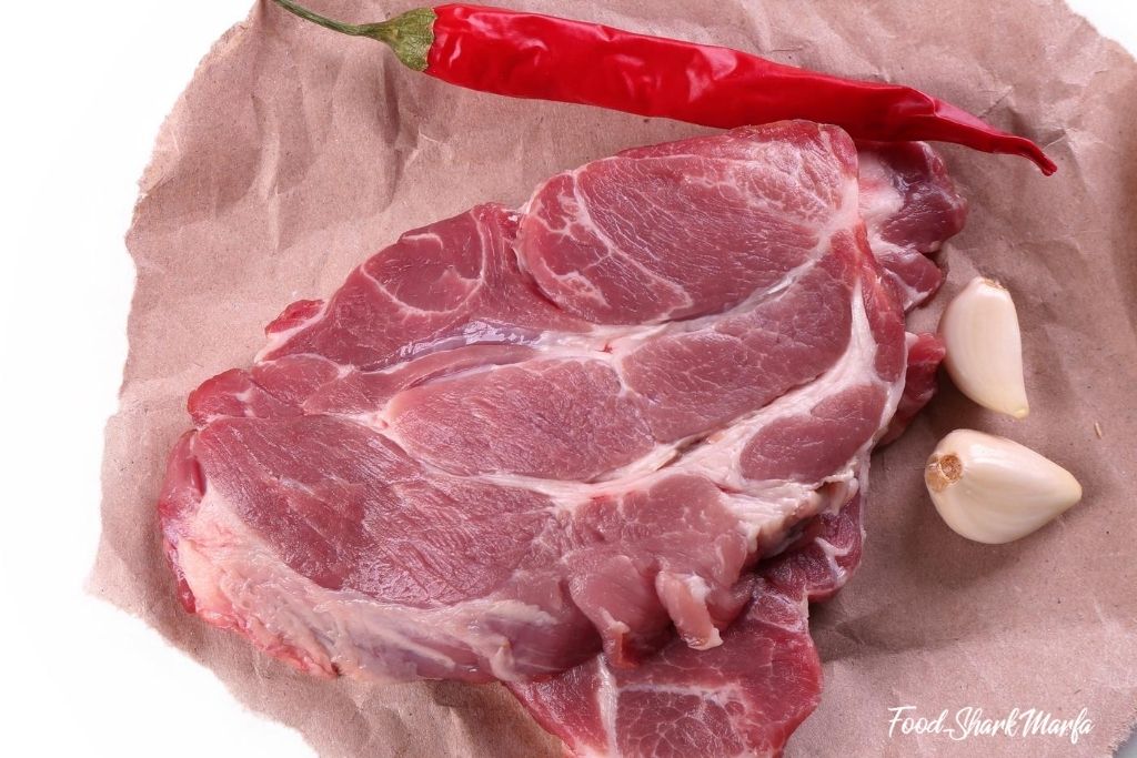 Row pork steak Row pork steak