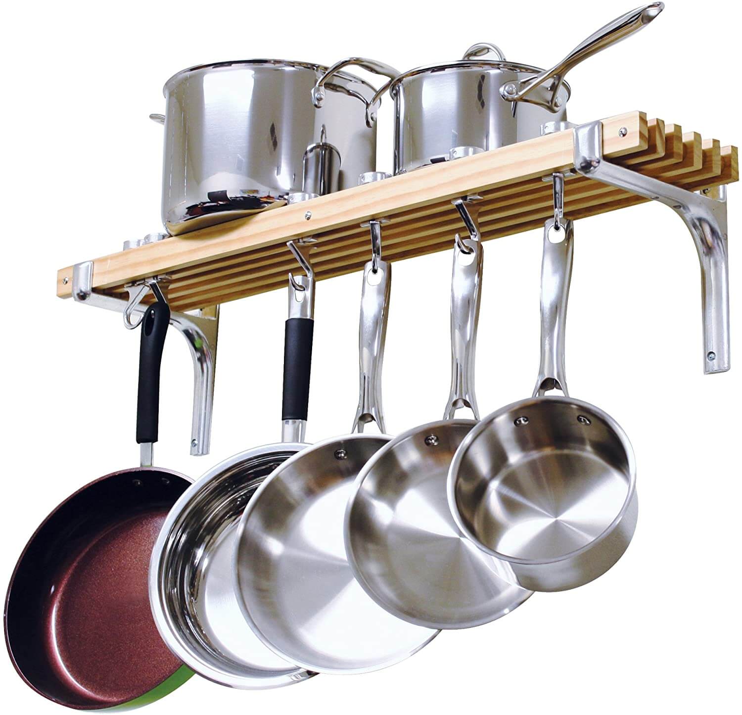 Cooks Standard Wall Mounted Wooden Pot