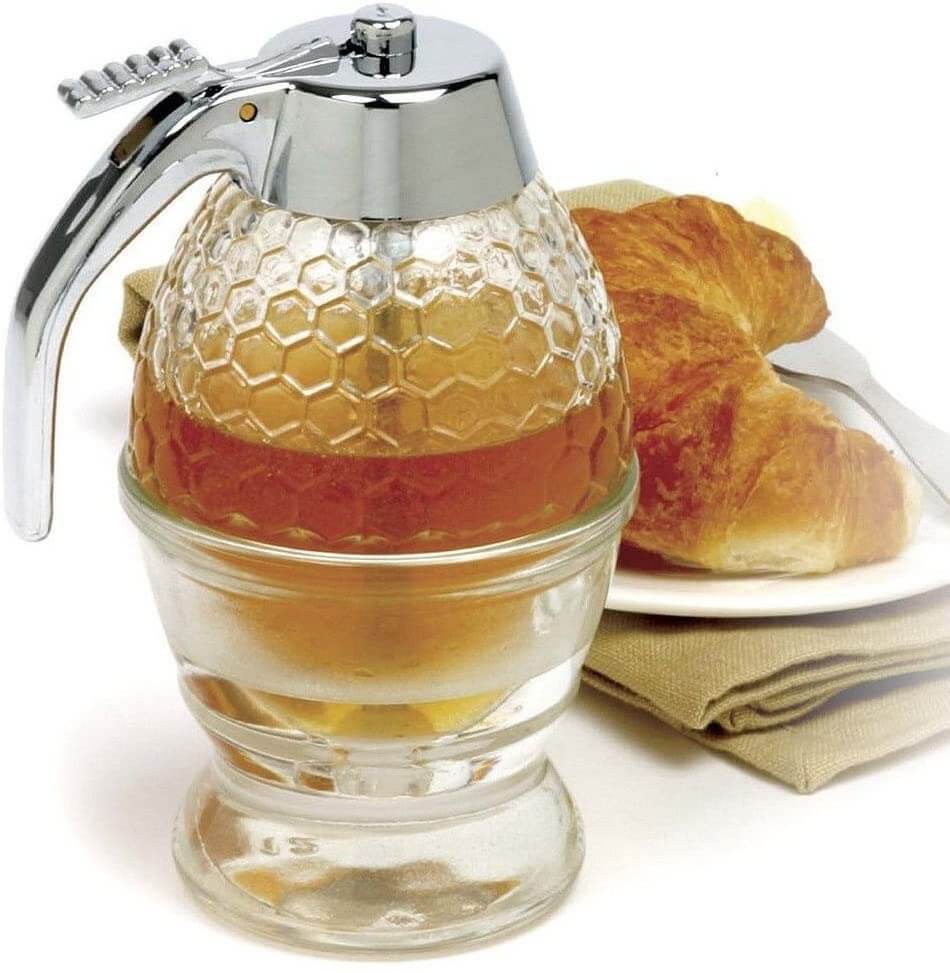 NORPRO 780 1-Cup Bee Hive Honey Syrup Dispenser Jar