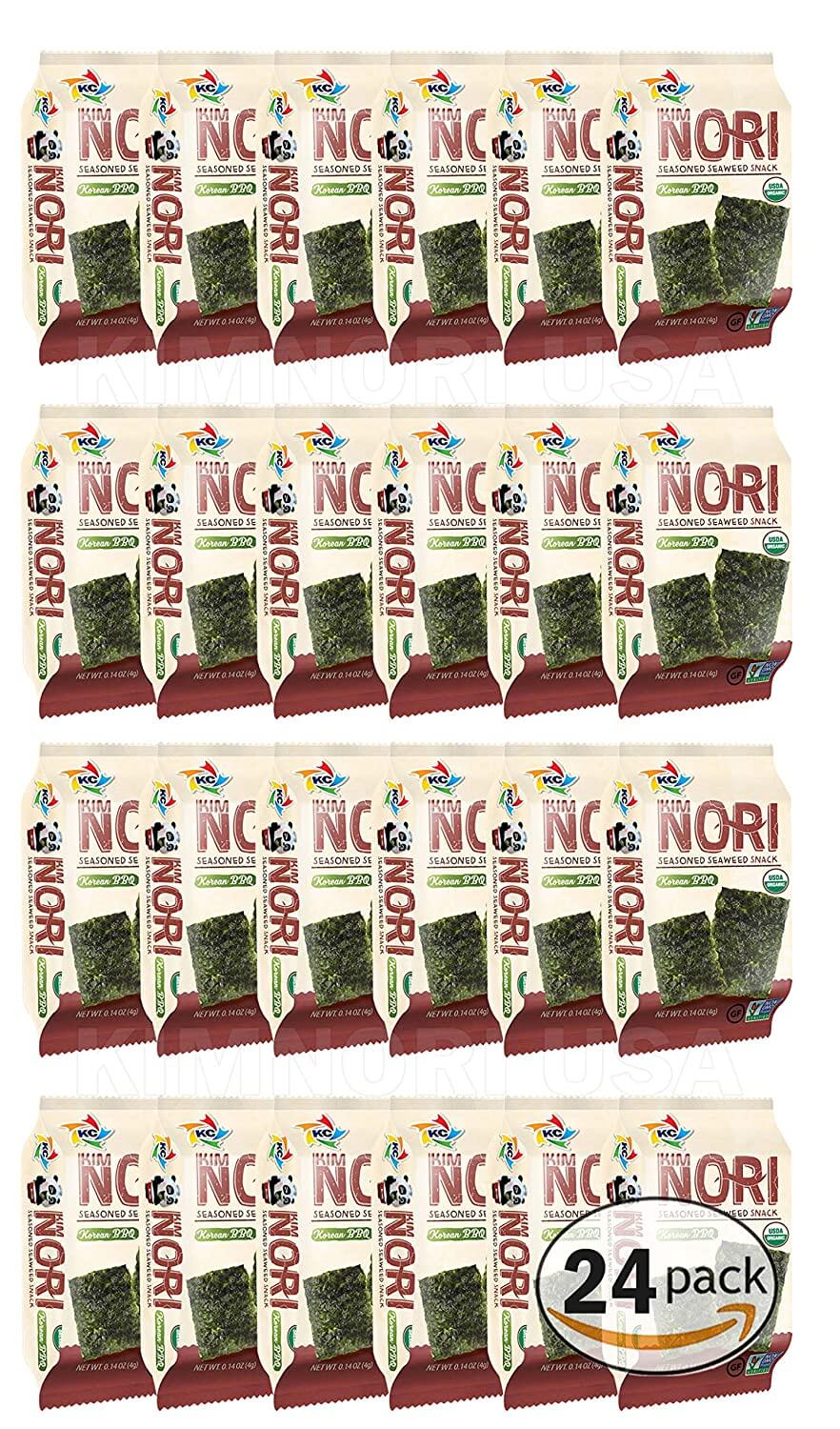 Organic Kimnori Seasoned Roasted Seaweed Snacks