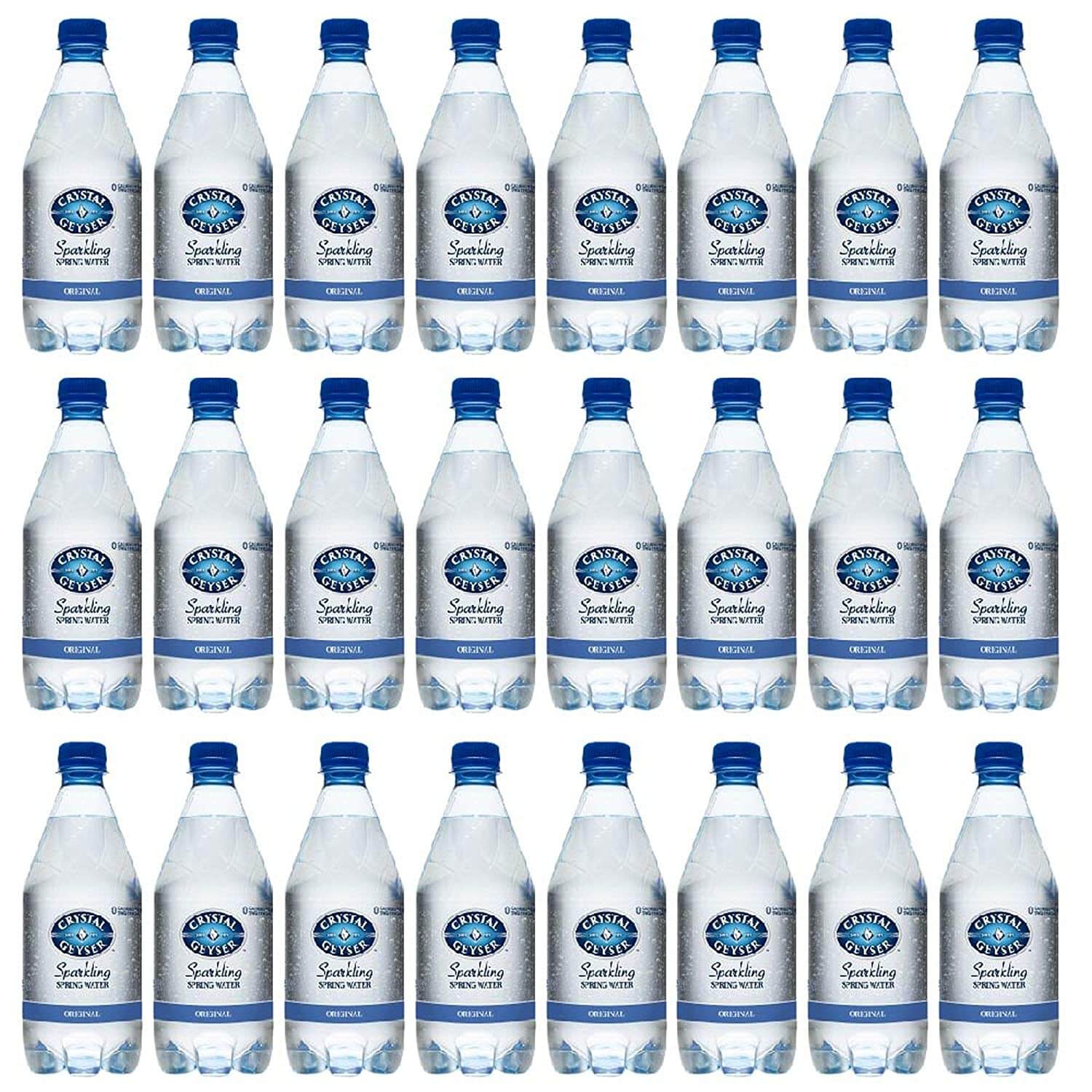 Crystal Geyser Unflavored Sparkling Spring Water